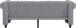 Schlafsofa >Firenze II< in Grau, Cord - 236x83x87cm (BxHxT)