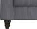 Schlafsofa >Firenze II< in Grau, Cord - 236x83x87cm (BxHxT)