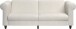 Schlafsofa >Firenze II< in creme-weiß, Cord - 236x83x87cm (BxHxT)