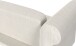 Schlafsofa >Firenze II< in creme-weiß, Cord - 236x83x87cm (BxHxT)