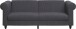 Schlafsofa >Firenze II< in Anthrazit, Cord - 236x83x87cm (BxHxT)