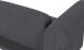 Schlafsofa >Firenze II< in Anthrazit, Cord - 236x83x87cm (BxHxT)