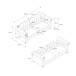 Schlafsofa >Firenze II< in Anthrazit, Cord - 236x83x87cm (BxHxT)