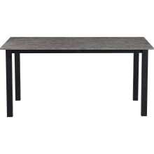 Esstisch >Duisburg< in Beton Dekor grau, MDF - 160x76x90cm (BxHxT)