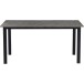 Esstisch >Duisburg< in Beton Dekor grau, MDF - 160x76x90cm (BxHxT)