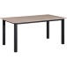 Esstisch >Duisburg< in Eiche Dekor braun, MDF - 160x76x90cm (BxHxT)