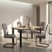 Esstisch >Duisburg< in Eiche Dekor braun, MDF - 160x76x90cm (BxHxT)
