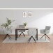 Esstisch >Duisburg< in Eiche Dekor braun, MDF - 160x76x90cm (BxHxT)