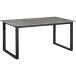 Esstisch >Luxembourg< in Beton Dekor grau, MDF - 160x76x90cm (BxHxT)