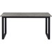 Esstisch >Luxembourg< in Beton Dekor grau, MDF - 160x76x90cm (BxHxT)