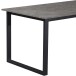 Esstisch >Luxembourg< in Beton Dekor grau, MDF - 160x76x90cm (BxHxT)