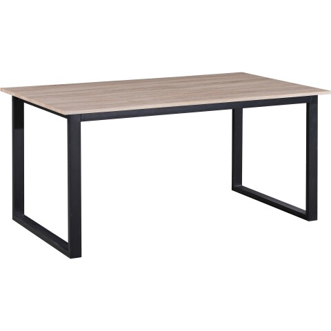 Esstisch >Luxembourg< in Eiche Dekor braun, MDF - 160x76x90cm (BxHxT)