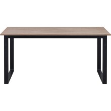 Esstisch >Luxembourg< in Eiche Dekor braun, MDF - 160x76x90cm (BxHxT)