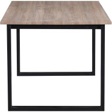Esstisch >Luxembourg< in Eiche Dekor braun, MDF - 160x76x90cm (BxHxT)