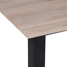 Esstisch >Luxembourg< in Eiche Dekor braun, MDF - 160x76x90cm (BxHxT)