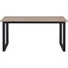 Esstisch >Luxembourg< in Eiche Dekor braun, MDF - 160x76x90cm (BxHxT)