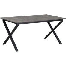 Esstisch >Istanbul< in Beton Dekor grau, MDF -...