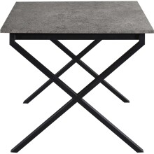 Esstisch >Istanbul< in Beton Dekor grau, MDF - 160x76x90cm (BxHxT)