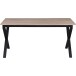 Esstisch >Istanbul< in Eiche Dekor braun, MDF - 160x76x90cm (BxHxT)