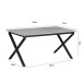 Esstisch >Istanbul< in Eiche Dekor braun, MDF - 160x76x90cm (BxHxT)