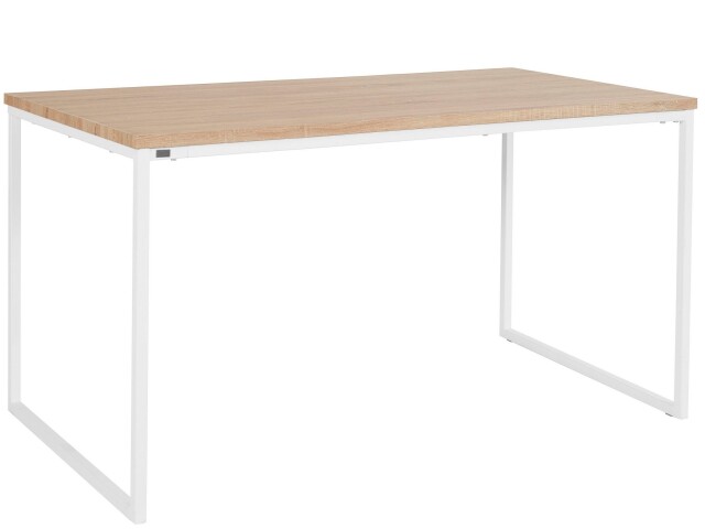 Esstisch >Messina< in Eiche natur Dekor, MDF/Folie - 160x76x90cm (BxHxT)