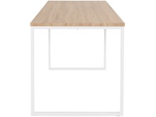 Esstisch >Messina< in Eiche natur Dekor, MDF/Folie - 160x76x90cm (BxHxT)