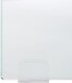 Esstisch >Tirana< in Weiß, MDF/Folie/Glas - 160x75x90cm (BxHxT)
