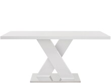 Esstisch >Ankara< in Weiß, MDF - 160x76x90cm (BxHxT)