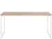 Esstisch >Messina< in Eichenoptik, MDF/Folie/Metall - 180x76x90cm (BxHxT)