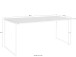 Esstisch >Messina< in Eichenoptik, MDF/Folie/Metall - 180x76x90cm (BxHxT)