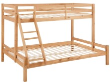 Etagenbett >Athen2< in Natur, Kiefer -...