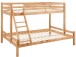 Etagenbett >Athen2< in Natur, Kiefer - 143x142x208cm (BxHxT)