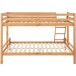 Etagenbett >Athen2< in Natur, Kiefer - 143x142x208cm (BxHxT)
