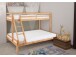 Etagenbett >Athen2< in Natur, Kiefer - 143x142x208cm (BxHxT)