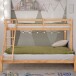 Etagenbett >Athen2< in Natur, Kiefer - 143x142x208cm (BxHxT)