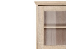 Highboard >Nantes< in Eiche Dekor natur - 118x125x39cm (BxHxT)