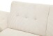 Schlafsofa >Hannover II< in Creme-Weiß, Cord - 213x82x153cm (BxHxT)