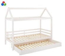 Hausbett >Athen2< in Kiefer massiv 3 verschiedene...