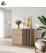 Kommode >ARANK< in Mauvella Eiche  sand oder schwarz - 117,8x84,9x41,7cm (BxHxT)