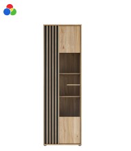 Vitrine >ARANK< in Mauvella Eiche sand oder schwarz...
