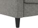 Schlafsofa >Palermo< in Anthrazit, Leinenstoff-Optik - 213x82x154cm (BxHxT)