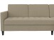 Schlafsofa >Palermo< in Cappuccino, Leinenstoff-Optik - 213x82x154cm (BxHxT)