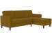 Schlafsofa >Palermo< in Curry, Leinenstoff-Optik - 213x82x154cm (BxHxT)