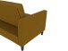 Schlafsofa >Palermo< in Curry, Leinenstoff-Optik - 213x82x154cm (BxHxT)