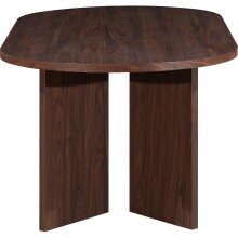 Esstisch >Wien< in Walnuss Dekor braun, MDF - 160x76x90cm (BxHxT)
