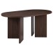 Esstisch >Wien< in Walnuss Dekor braun, MDF - 160x76x90cm (BxHxT)