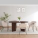 Esstisch >Wien< in Walnuss Dekor braun, MDF - 160x76x90cm (BxHxT)