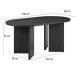 Esstisch >Wien< in Walnuss Dekor braun, MDF - 160x76x90cm (BxHxT)