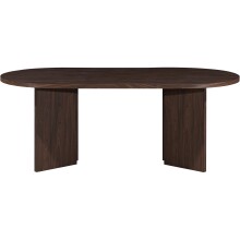 Esstisch >Wien< in Wallnuss Dekor braun, MDF - 200x76x100cm (BxHxT)