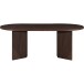 Esstisch >Wien< in Wallnuss Dekor braun, MDF - 200x76x100cm (BxHxT)